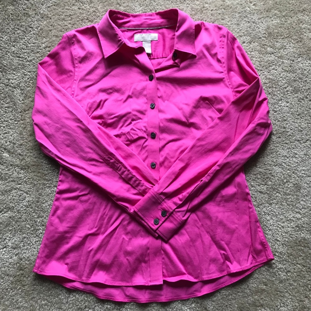 Banana Republic - Pink Poplin Shirt